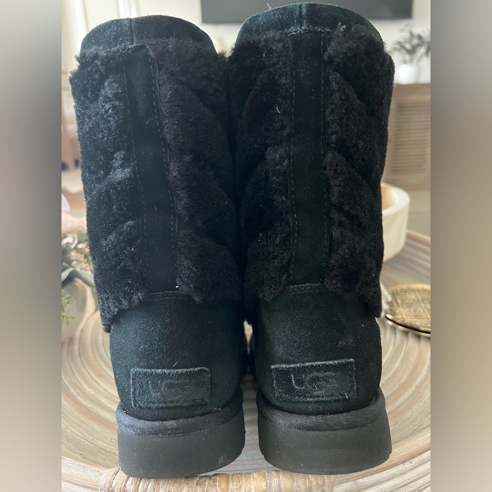 UGG Black Shearling Boots